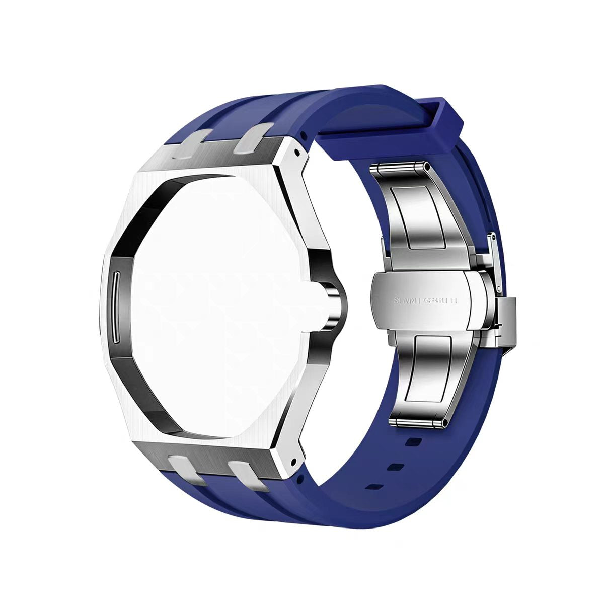 Metal Case & Silicone Strap