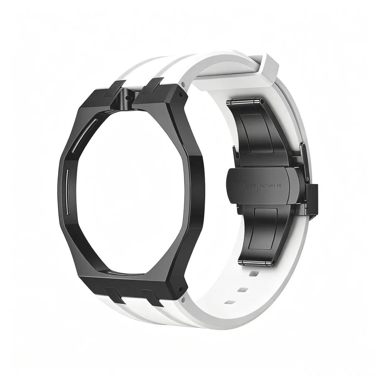 Metal Case & Silicone Strap