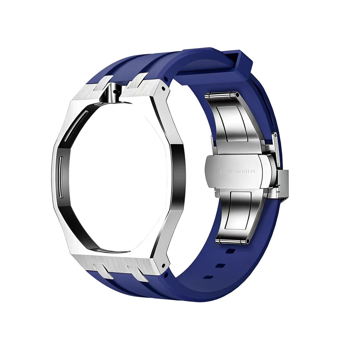 Metal Case & Silicone Strap