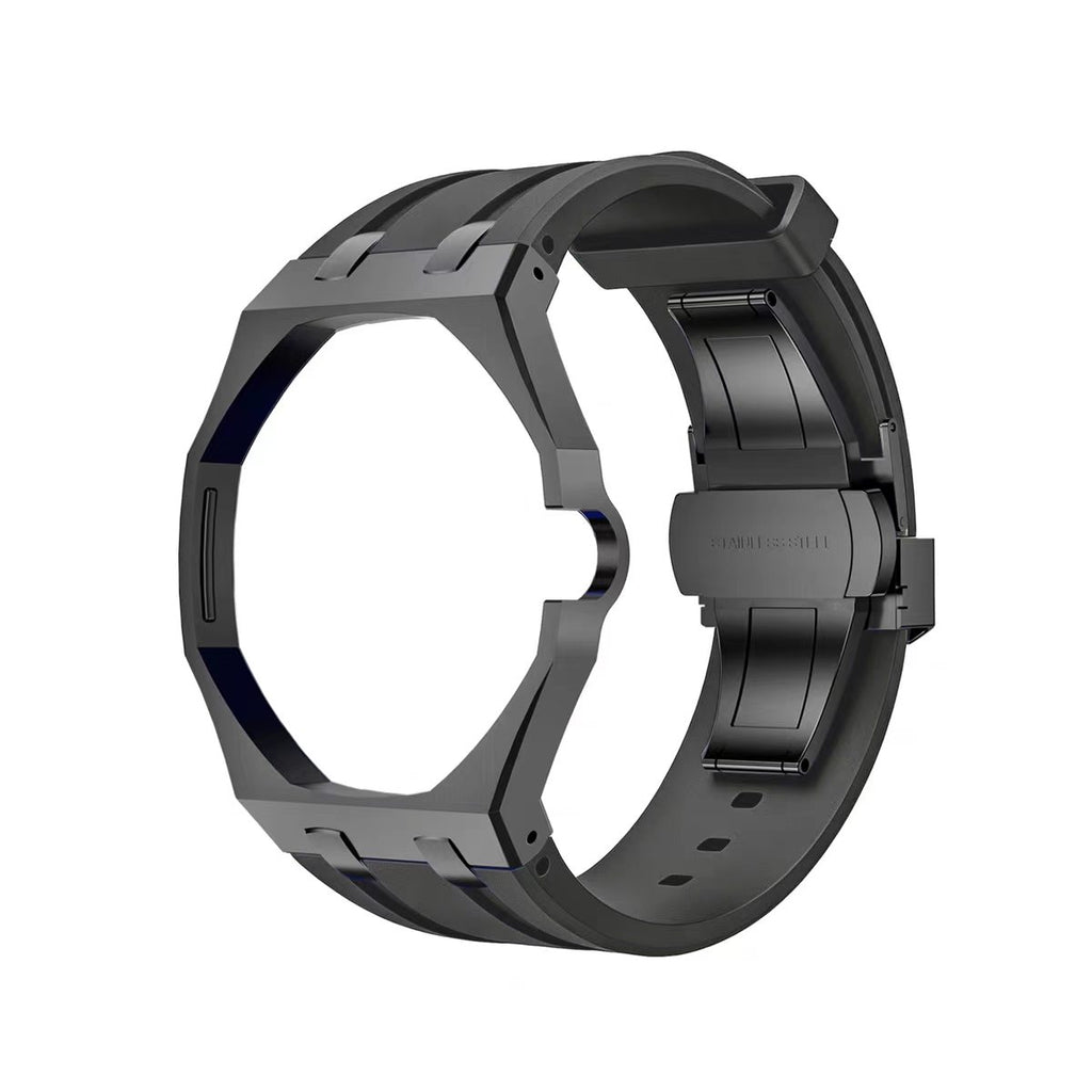 Metal Case & Silicone Strap