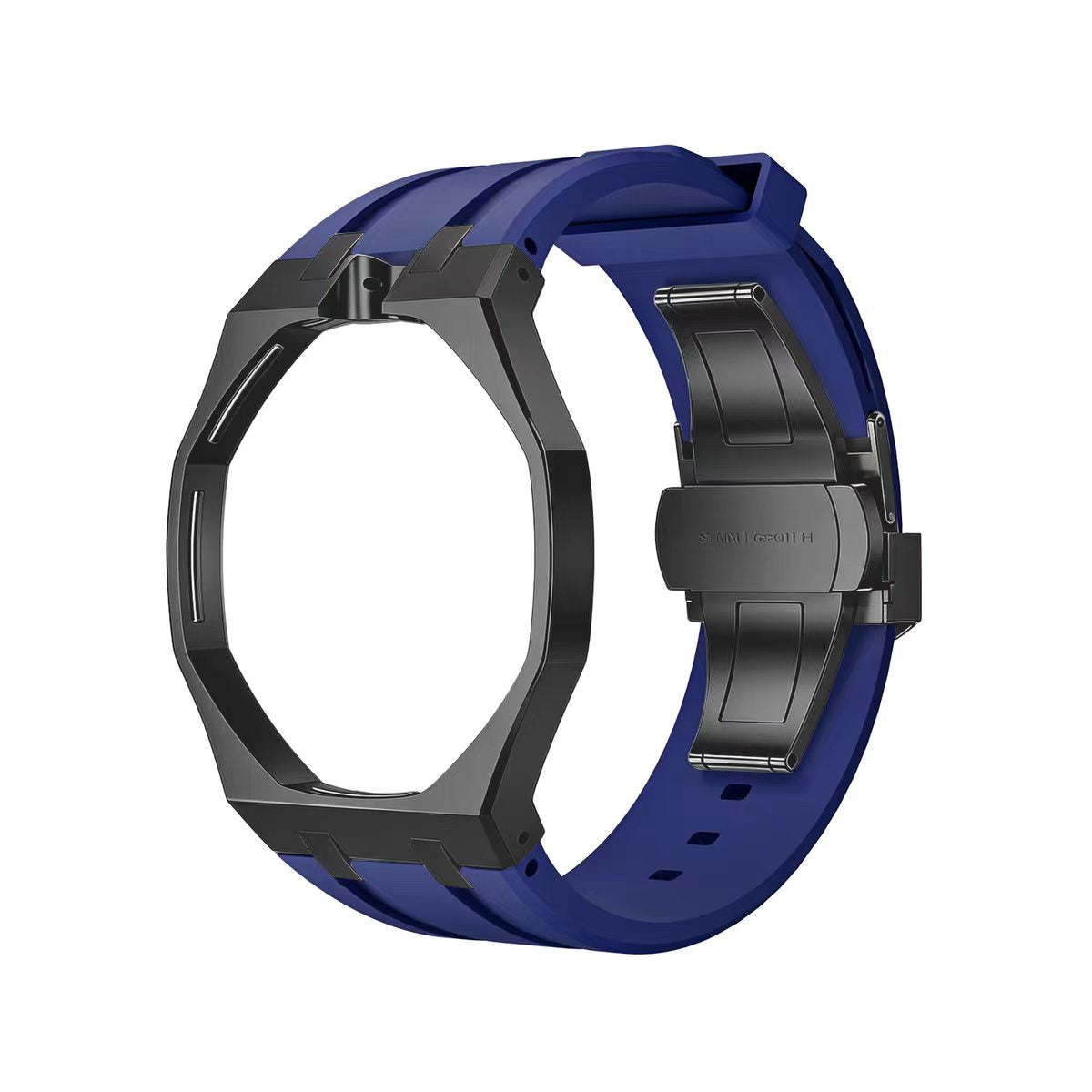 Metal Case & Silicone Strap