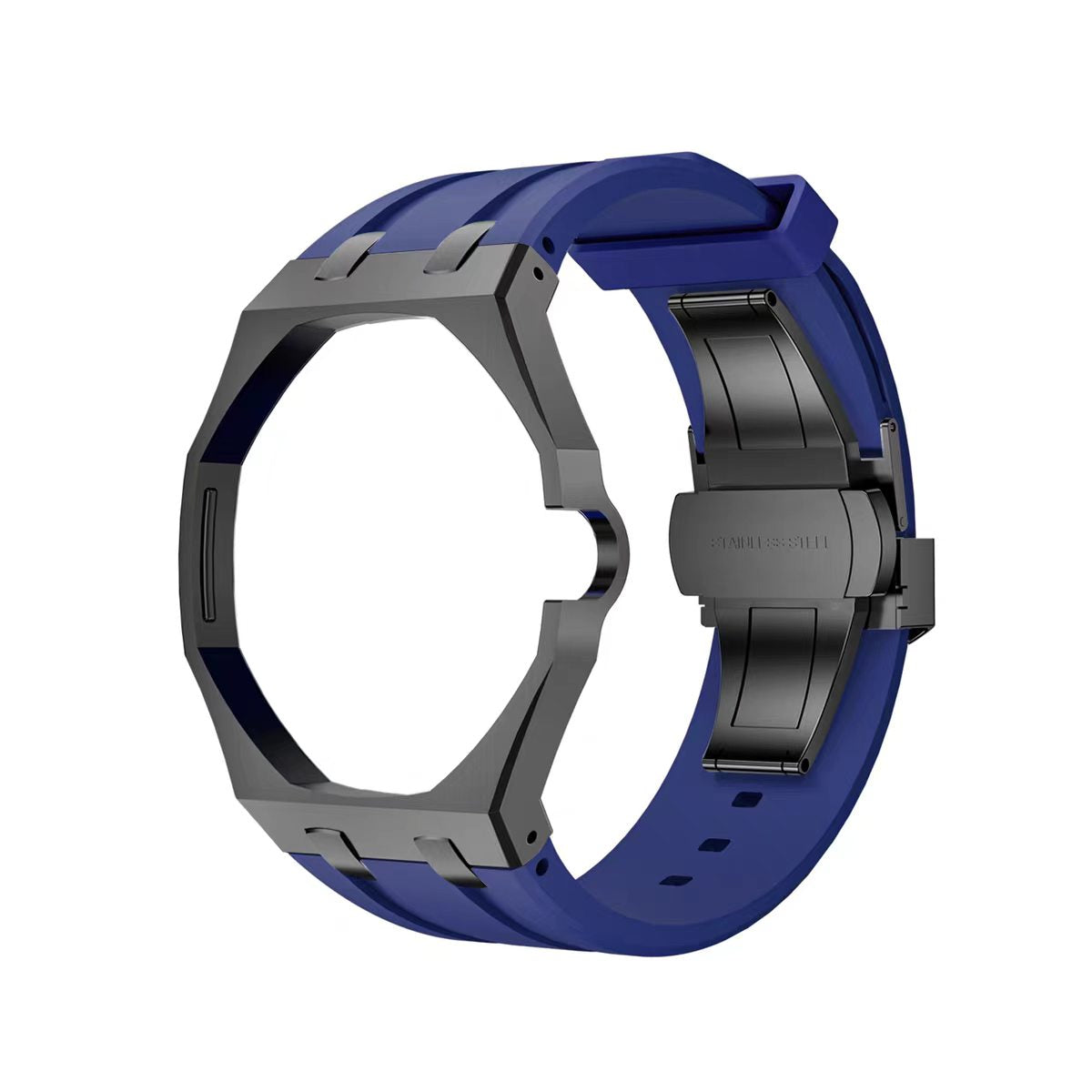Metal Case & Silicone Strap