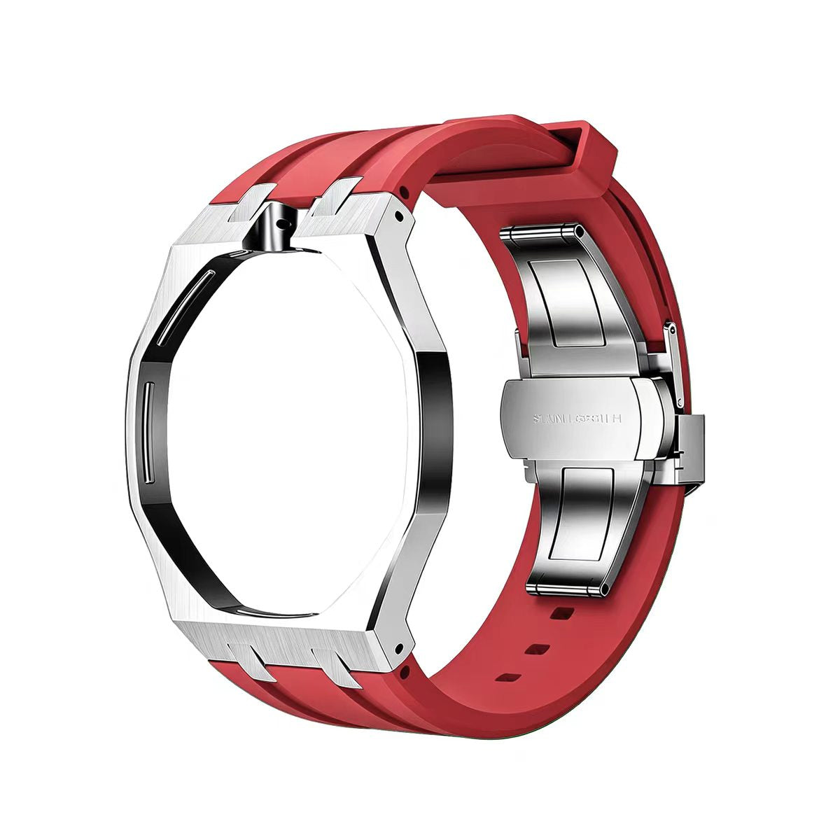 Metal Case & Silicone Strap