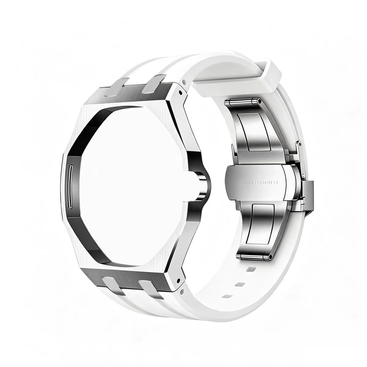 Metal Case & Silicone Strap