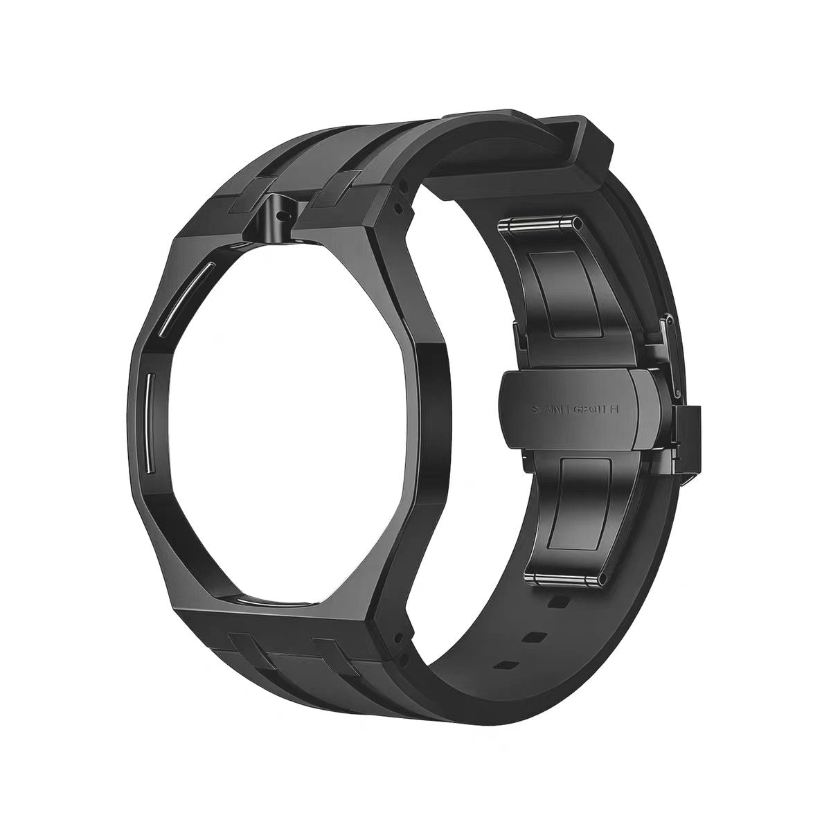 Metal Case & Silicone Strap