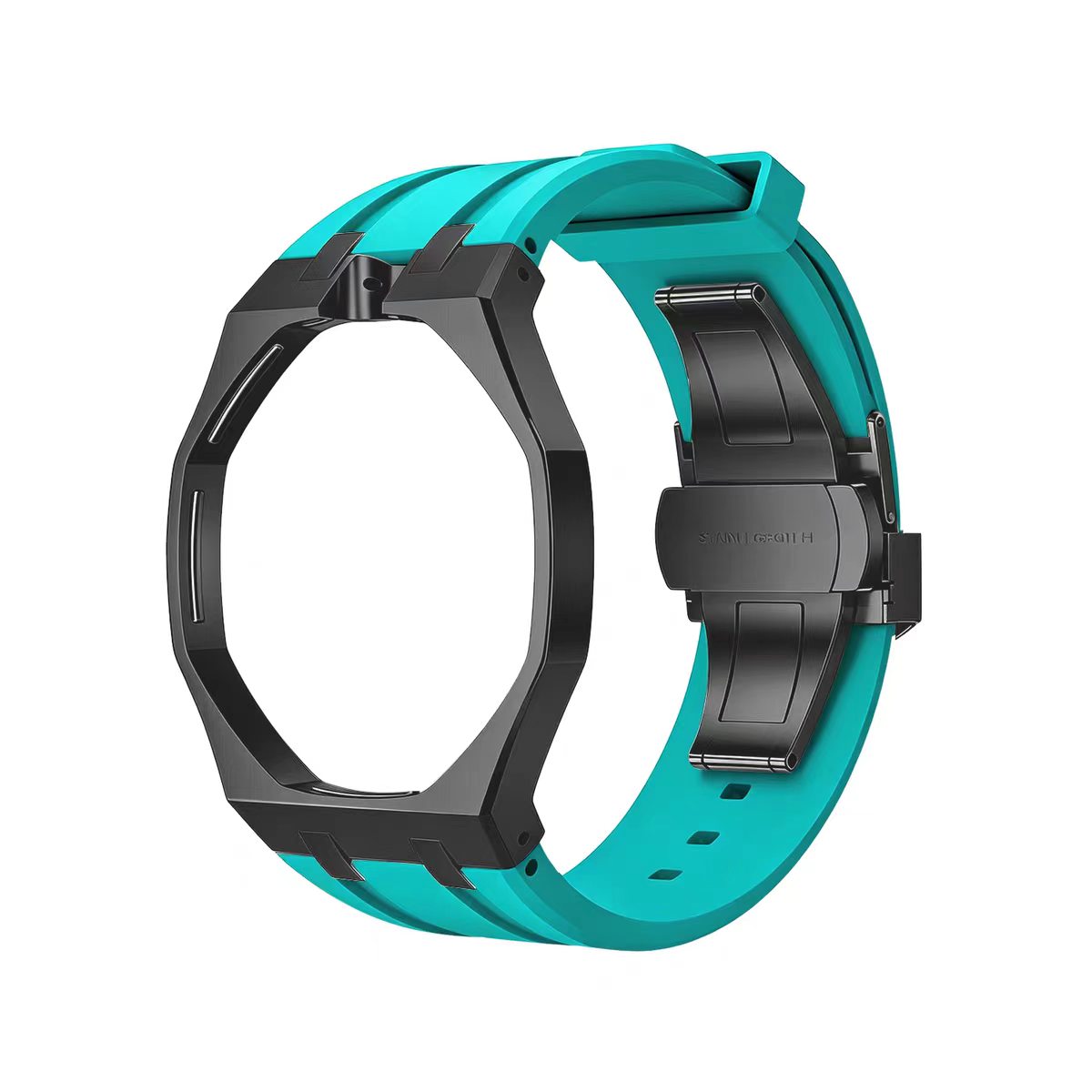 Metal Case & Silicone Strap