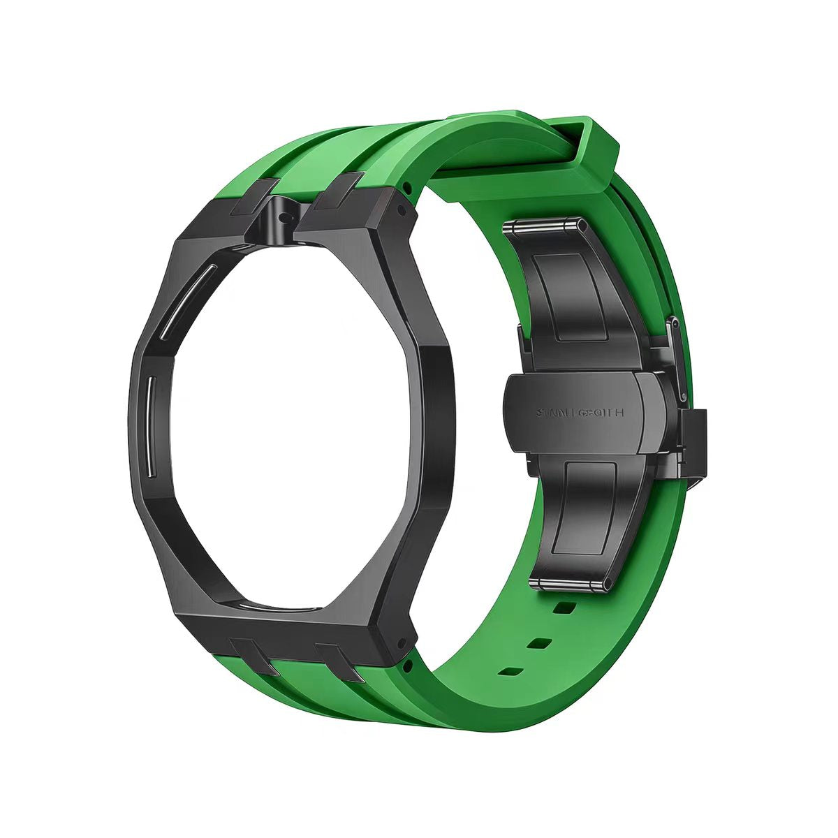 Metal Case & Silicone Strap